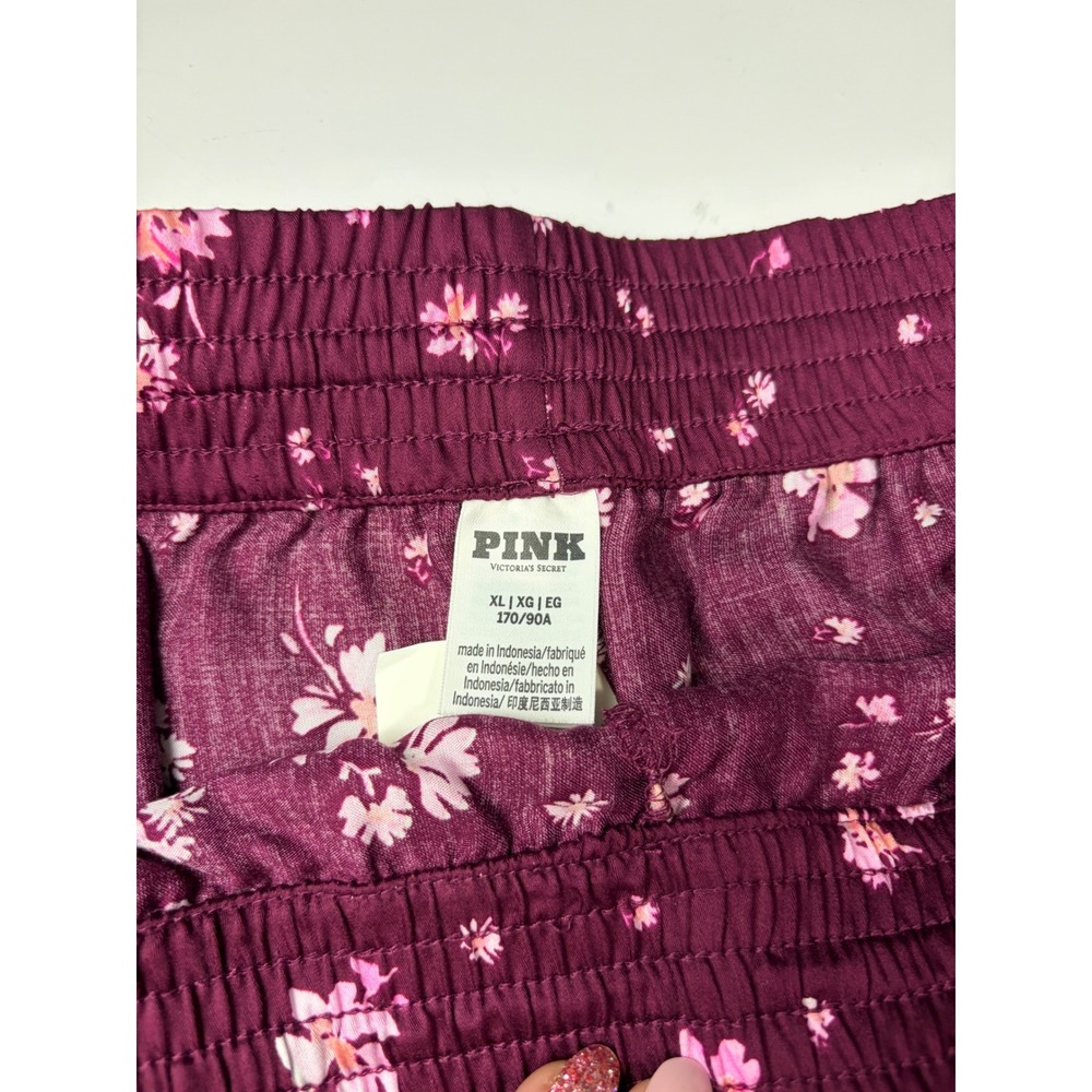 Victoria's Secret Rush Sorority Satin Ruffle Skirt Floral Tiered Mini XL NEW‎